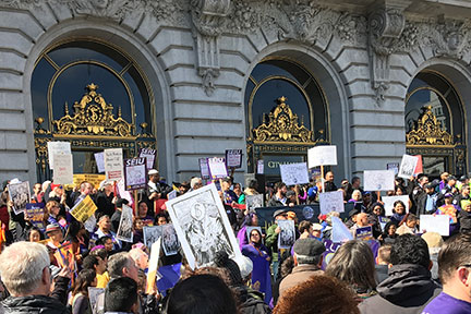 Janus Protest SF City Hall